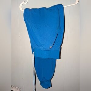 Figs Blue Jogger Scrubs Medium Petite